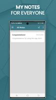 memo pad app Affiche