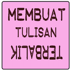 Membuat Tulisan Terbalik 아이콘