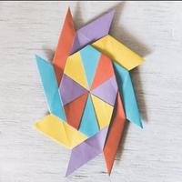 faire du papier origami Affiche
