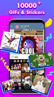 Meme Gifs Keyboard - Sticker Generator پوسٹر