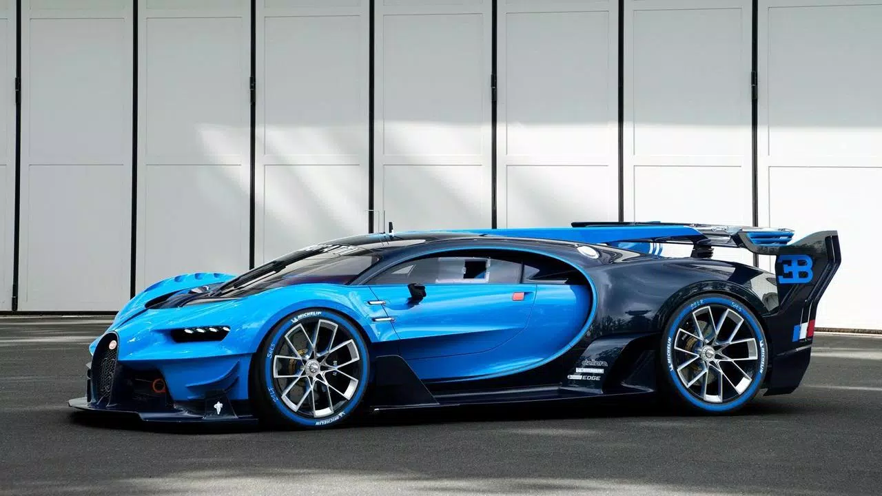 blue bugatti wallpaper