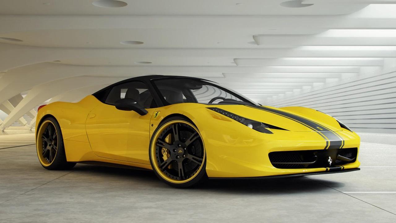 Ferrari 458 Italia Spider Yellow