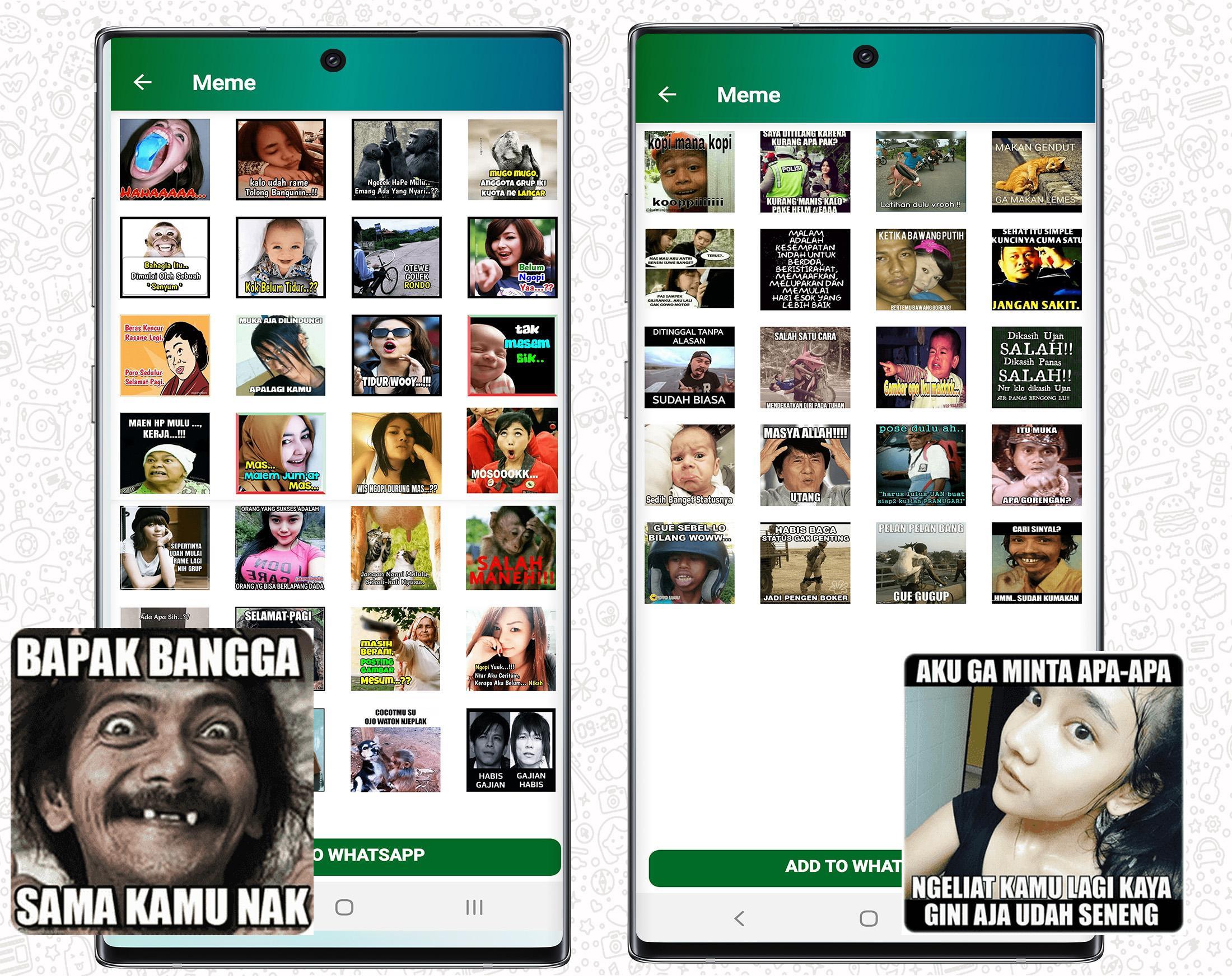 Wastickerapps Meme Perang Gambar Sticker Lucu Wa For Android Apk Download