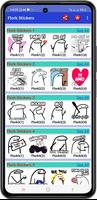Stickers de Flork Memes ポスター