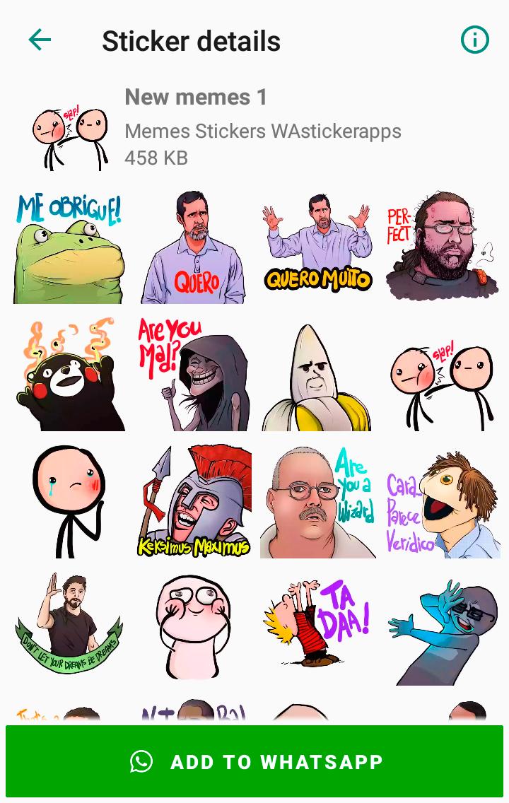 Wastickerapps Memes Stickers Xd83dxde02xd83dxde06xd83dxde1c For Android Apk Download