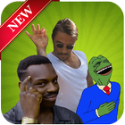 memes stickers  whatsticker for  whatsapp icon