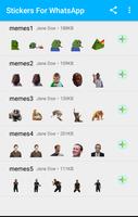 memes stickers  whatsticker for  whatsapp-poster