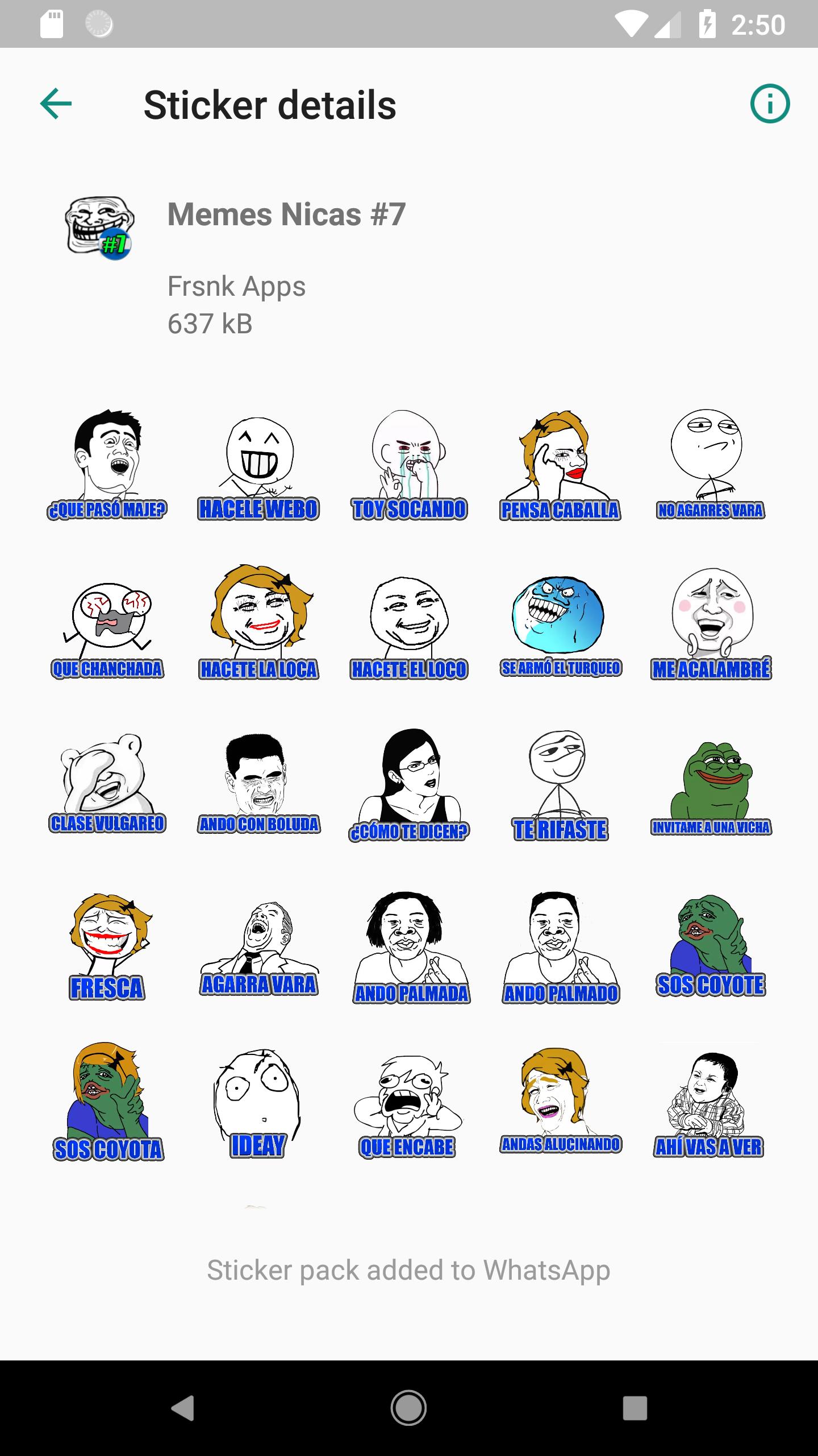 Memes Nicas Stickers para WAStickerApps скриншот 7.