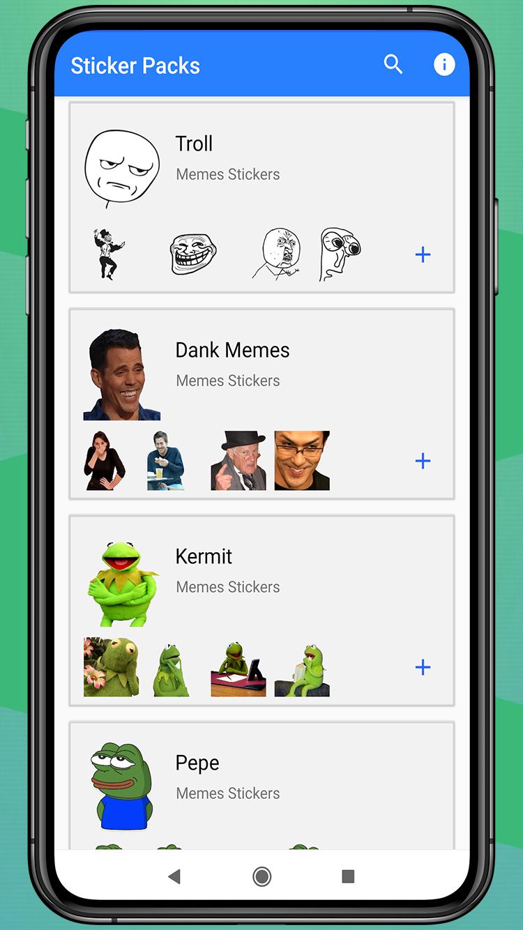 Téléchargement gratuit Images Memes Stickers And Troll Face Wastickerapps For Android Apk dernière salutations