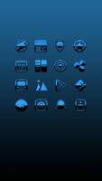 A-BLUE Icon Pack تصوير الشاشة 1