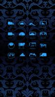 2 Schermata A-BLUE Icon Pack