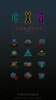 EXA Neon Icon Pack Affiche