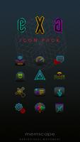 EXA Neon Icon Pack Poster