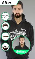 Men Beard and Hair Salon Photo Editor تصوير الشاشة 1