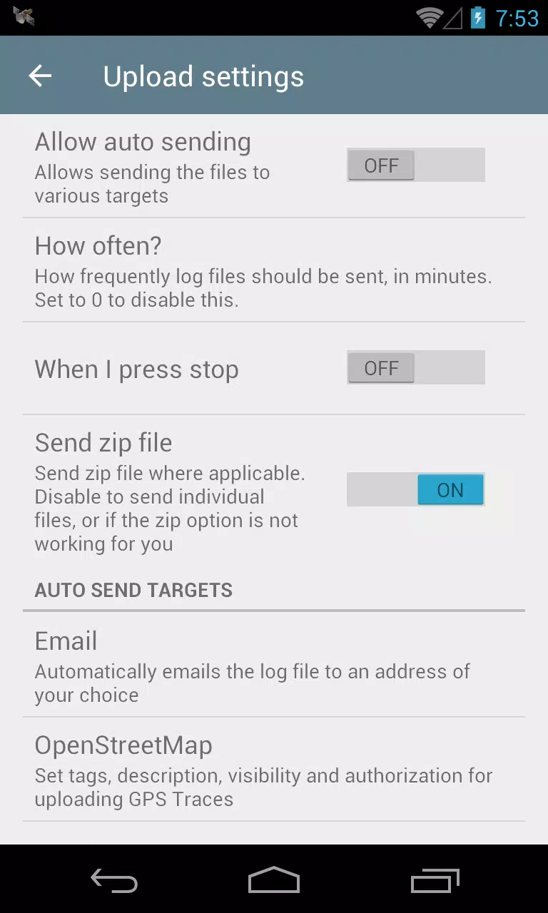 GPSLogger for Android