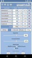 Mendrulandia - soap calculator screenshot 2