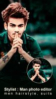 Man Hairstyle Photo Editor syot layar 1