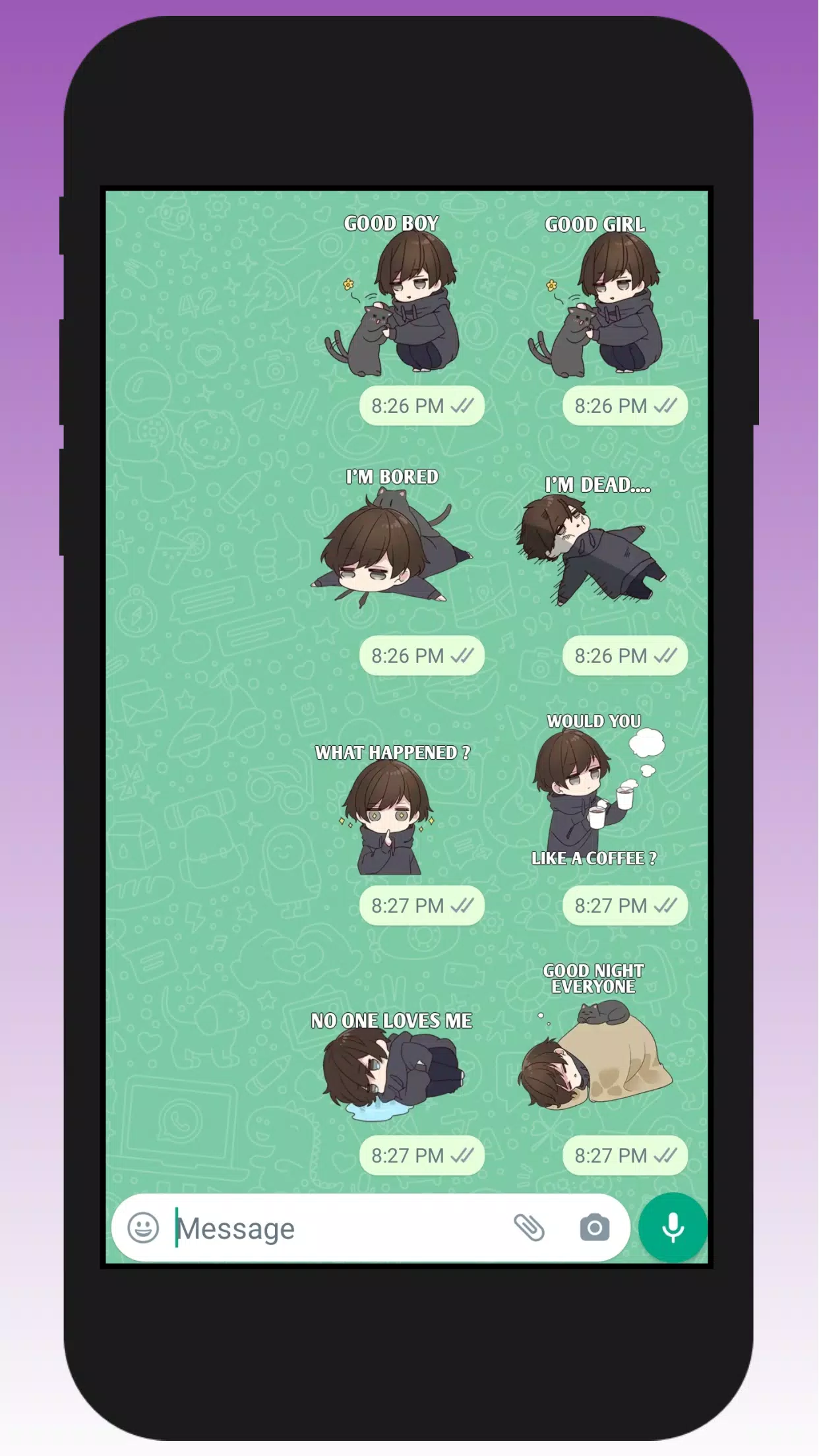 Menhera Kun 1 ✾ [✓] - Stickers for WhatsApp