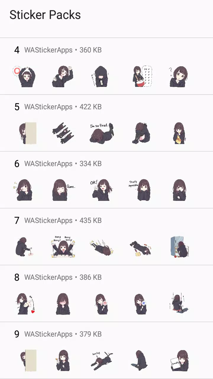 Menhera Kun 1 ✾ [✓] - Stickers for WhatsApp