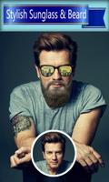 Homme Maker-hommes barbe, cheveux et costumes camé Affiche