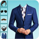 Man Photo Suit Editor - Hair Style, Blazer, Beard icône