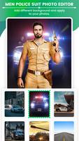 Man Police Suit Photo Editor-M ảnh chụp màn hình 2