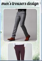 conception de pantalons pour hommes Affiche