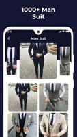 Formal Suit wedding tuxedos men suit photo montage الملصق