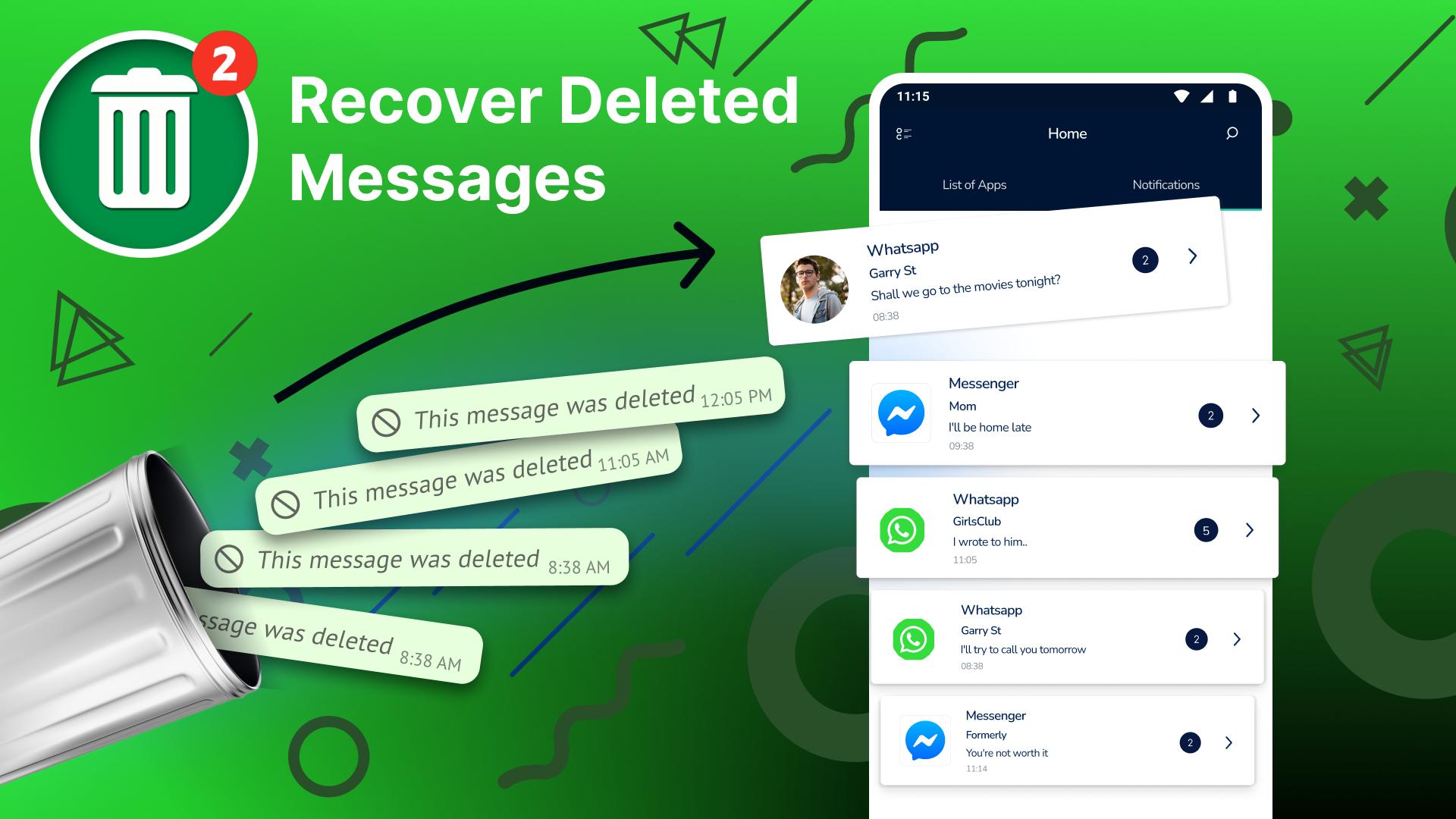 Tải Xuống Apk Wa Deleted Messages Recovery Cho Android