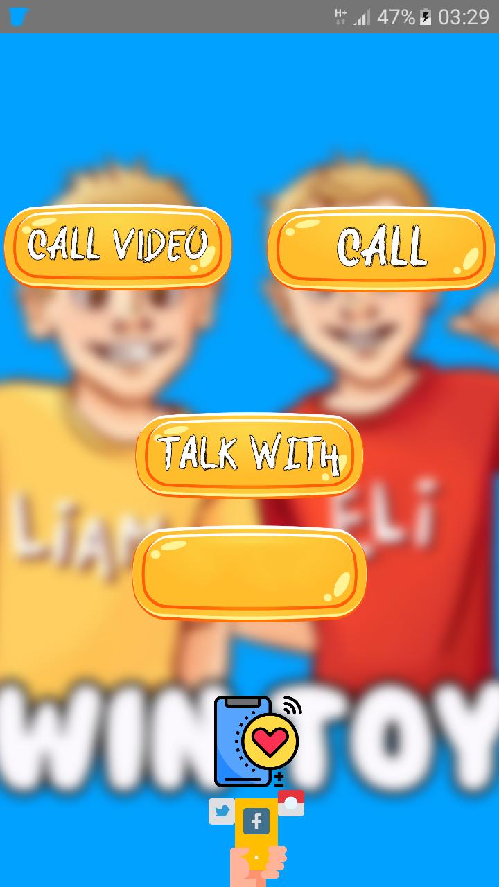 Fake Call Video Live Chat Eli And Liam Twin Toys For Android Apk Download - twin toys roblox