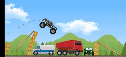 Monster Truck Racing Hill Game capture d'écran 1