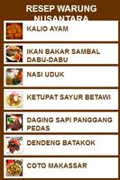 Resep Warung Nusantara ポスター