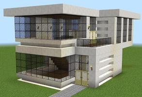 Casas modernas para Minecraft Poster