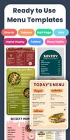 Menu Maker, Menu Templates 海报