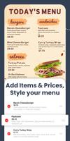 Menu Maker, Menu Templates تصوير الشاشة 1