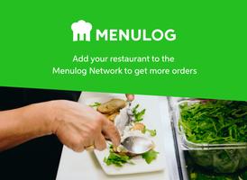 Poster Restaurant Partner App - Menulog Delivery Service