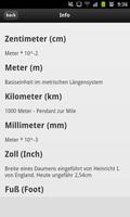 Unité de longueur converter capture d'écran 2
