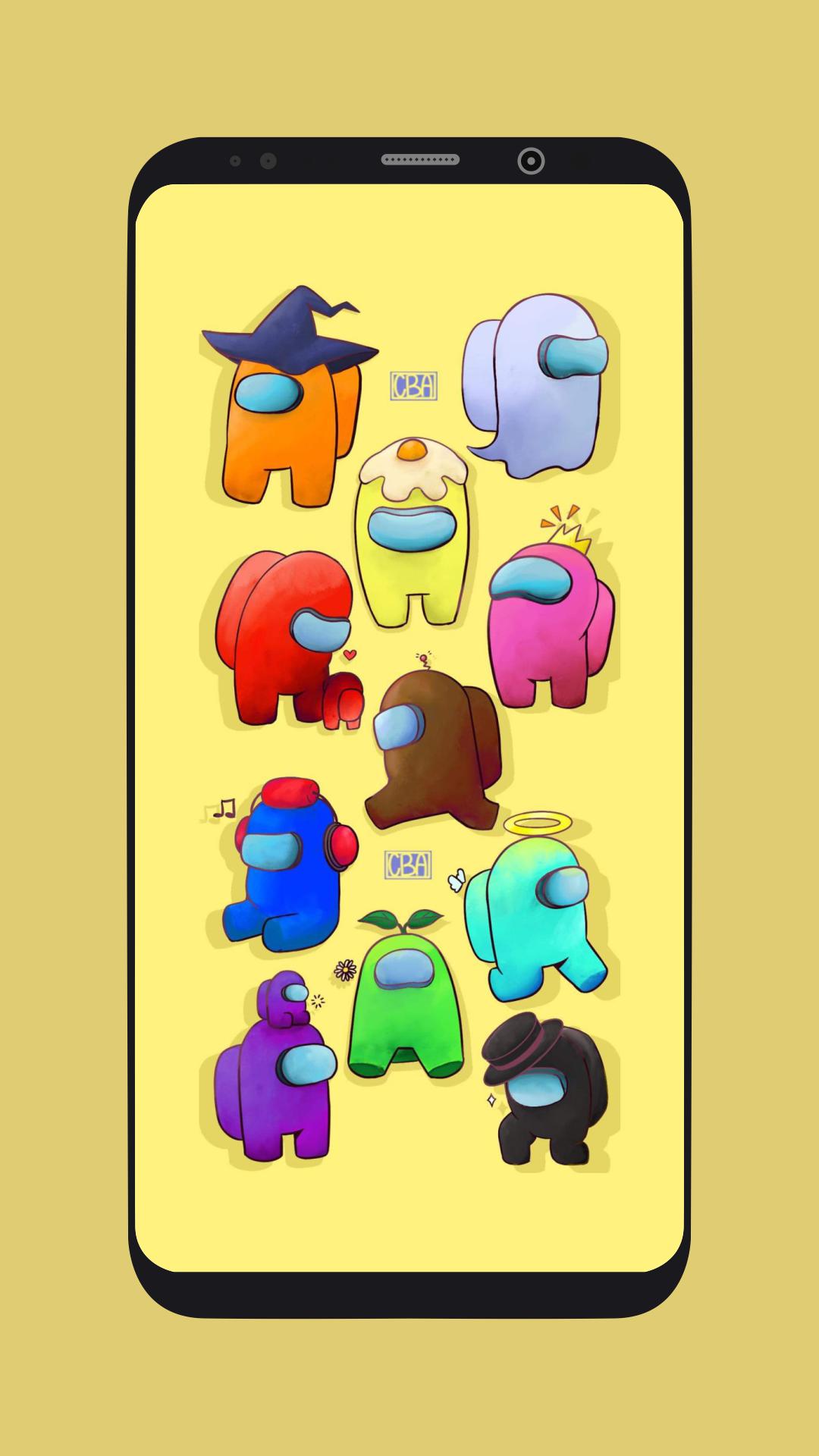 Cute Among Us Wallpaper For Android Apk Download Cute Among Us Wallpaper For Android Apk Download
