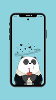 可爱的熊猫壁纸 海报