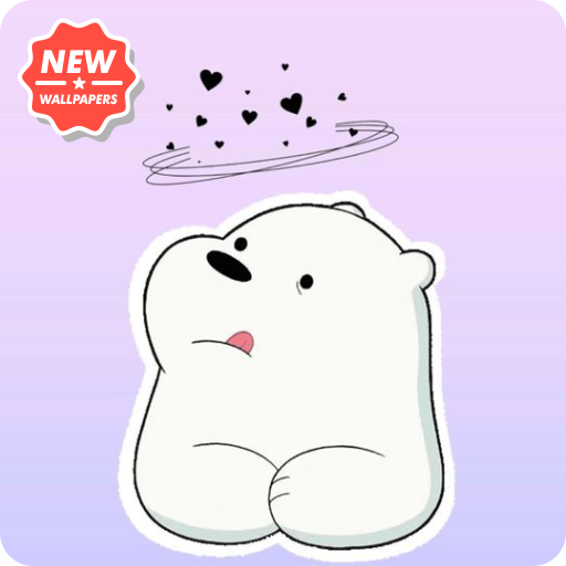Cute White Bear Wallpaper