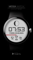 Minimal Pixel Watch Face Moon Cartaz