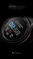 Minimal Pixel Watch Face Black imagem de tela 3