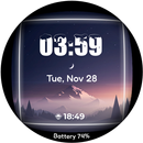 Winter Digital Watch Face APK