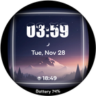 Winter Digital Watch Face আইকন