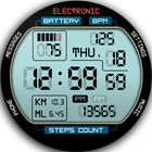 Retro Electronic Watch Face আইকন