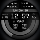 Digital Watch Face Pro Black aplikacja