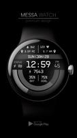 Digital Watch Face Pro Black পোস্টার