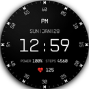 Minimal Digital Watch Face aplikacja