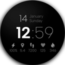 Minimal Digital Watch Face Pro aplikacja