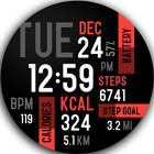 Icona Digital Watch Face X Sport